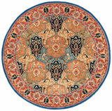 Safavieh Heritage 6'-0" x 6'-0" Rug in Blue / Red
