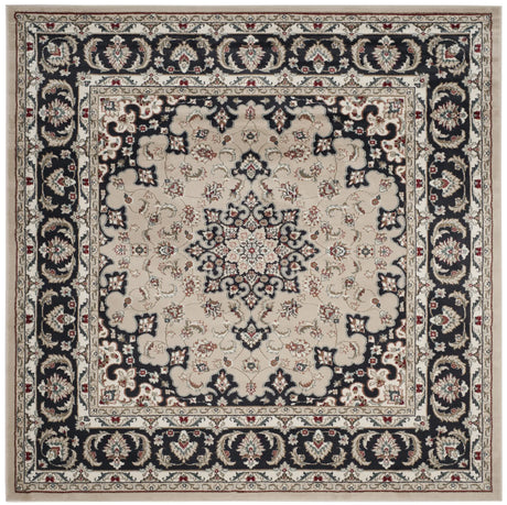 Safavieh Lyndhurst 7'-0" x 7'-0" Rug in Cream / Anthracite