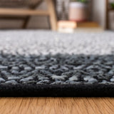 Safavieh Vintage Leather 4'-0" x 6'-0" Rug in Light Grey / Charcoal