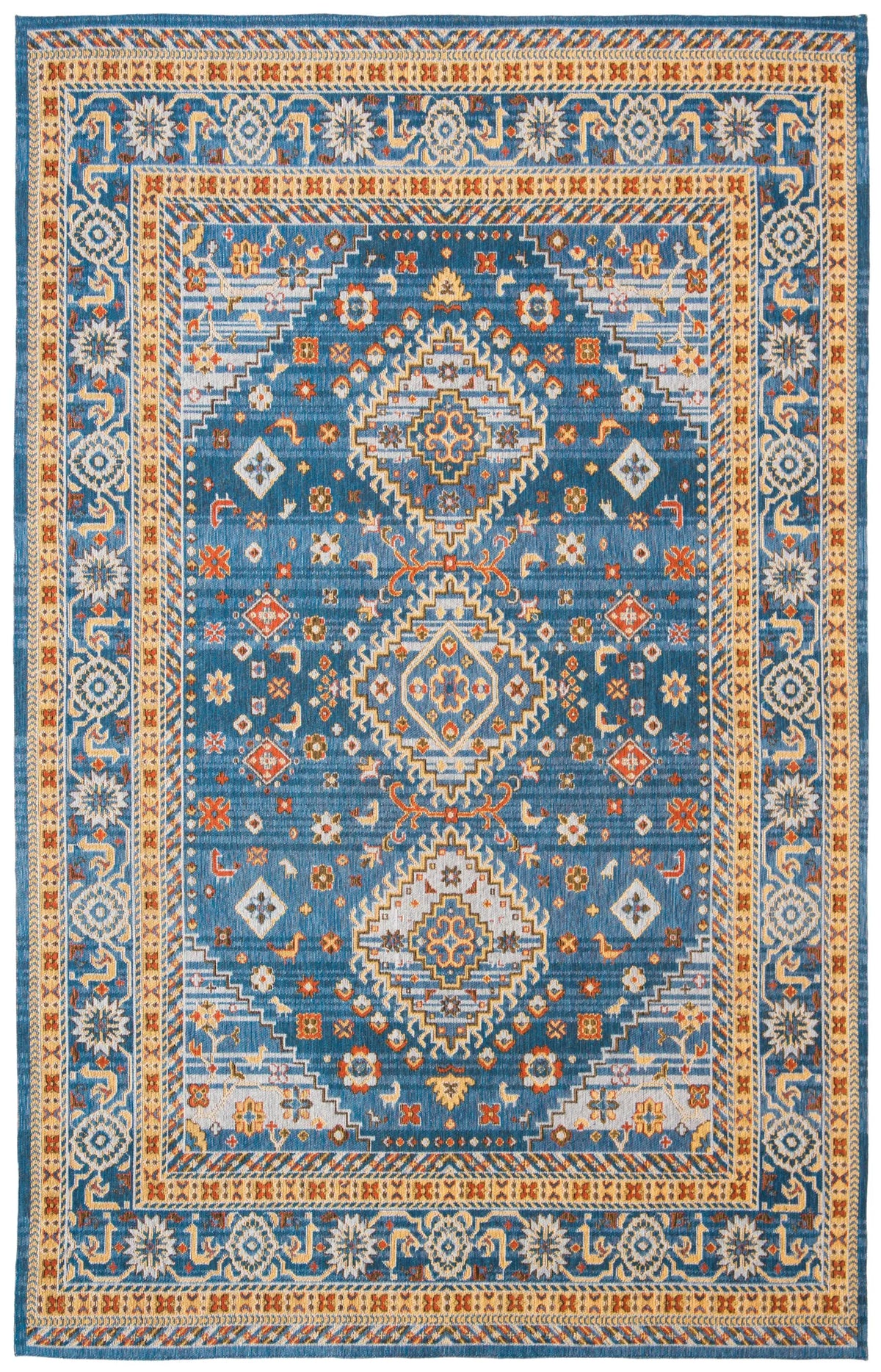 Safavieh Classic Vintage 5'-0" x 8'-0" Rug in Blue / Gold