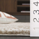 Safavieh Tahoe Shag 4'-0" x 6'-0" Rug in Ivory / Gold