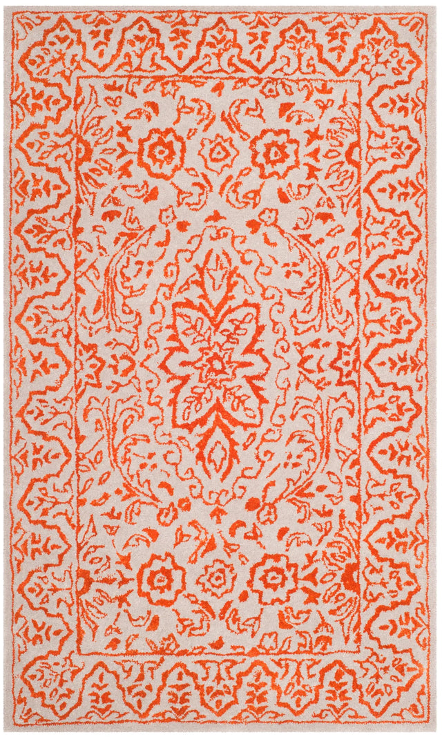Safavieh Glamour 3'-0" x 5'-0" Rug in Grey / Rust