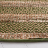 Safavieh Natural Fiber 7'-0" x 7'-0" Rug in Green / Natural