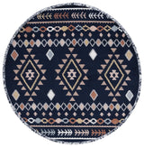 Safavieh Marrakesh 6'-7" x 6'-7" Rug in Navy / Multi