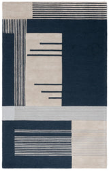 Safavieh Rodeo Drive 4'-0" x 6'-0" Rug in Navy / Ivory