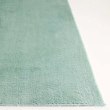 Safavieh Faux Rabbit Fur 5'-0" x 7'-0" Rug in Sage