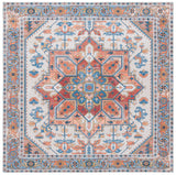 Safavieh Arizona 6'-0" x 6'-0" Rug in Rust / Navy