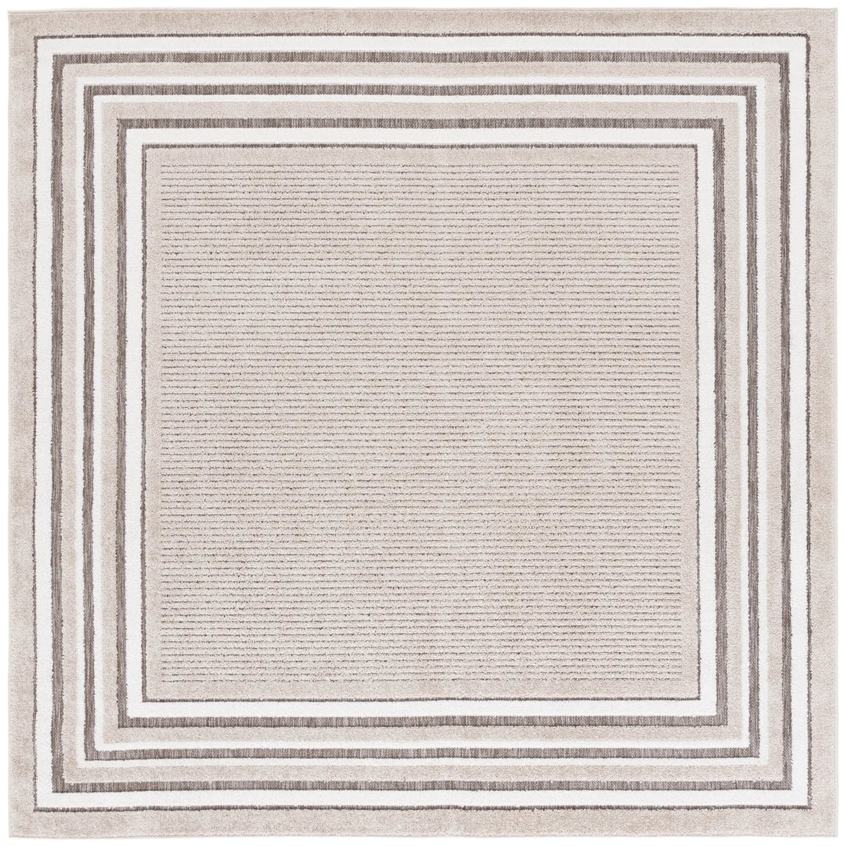 Safavieh Cabana 6'-7" x 6'-7" Rug in Beige / Ivory