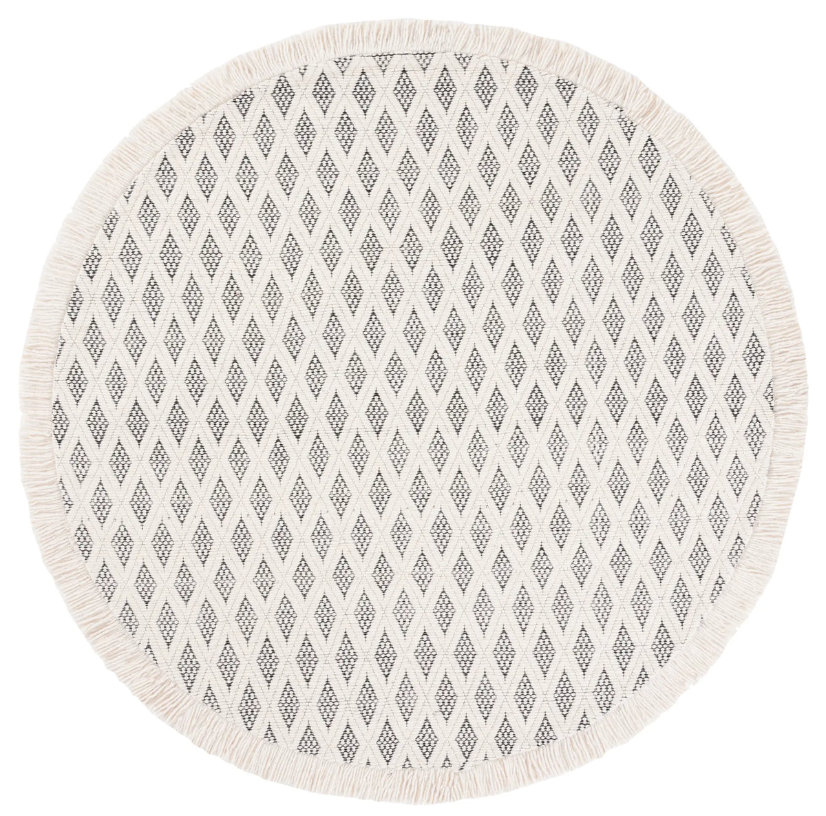 Safavieh Natura 6'-0" x 6'-0" Rug in Ivory / Black