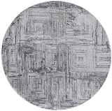 Safavieh Whisper 6'-7" x 6'-7" Rug in Grey / Dark Grey