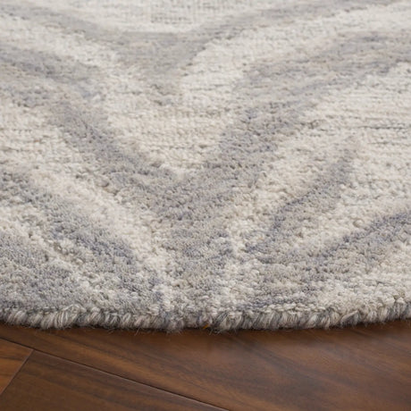 Safavieh Ebony 6'-0" x 6'-0" Rug in Grey / Ivory