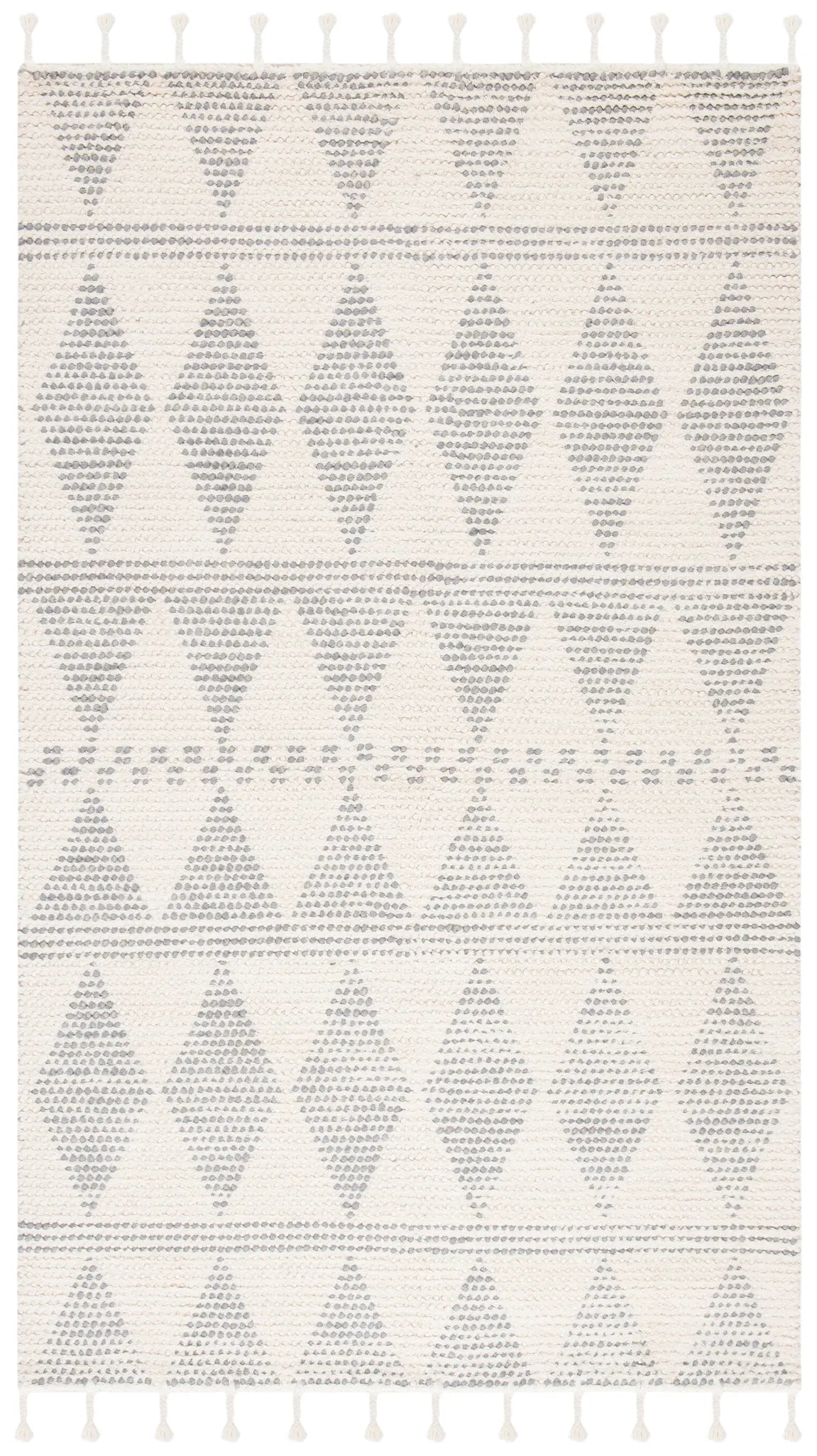 Safavieh Casablanca 4'-0" x 6'-0" Rug in Ivory / Grey