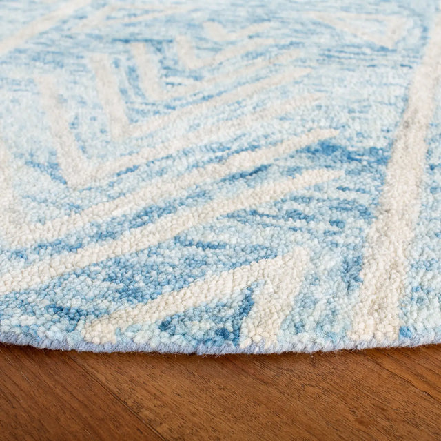 Safavieh Chatham 5'-0" x 5'-0" Rug in Blue / Ivory
