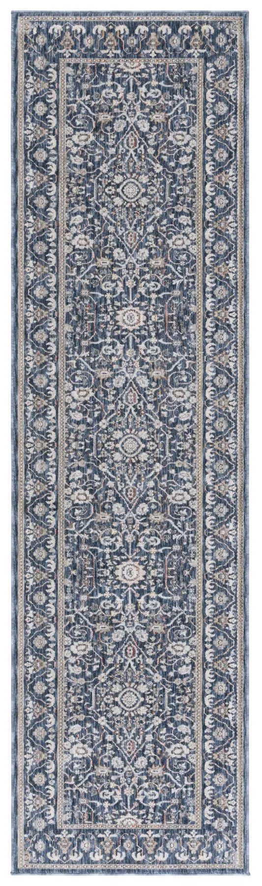Safavieh Sutton 2'-2" x 8'-0" Rug in Navy / Beige