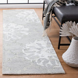 Safavieh Glamour 2'-3" x 8'-0" Rug in Silver / Ivory