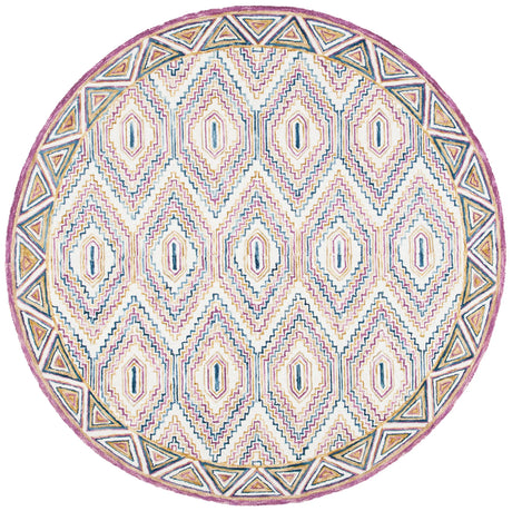 Safavieh Aspen 7'-0" x 7'-0" Rug in Ivory / Rust