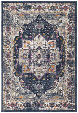 Safavieh Evoke 4'-0" x 6'-0" Rug in Navy / Grey