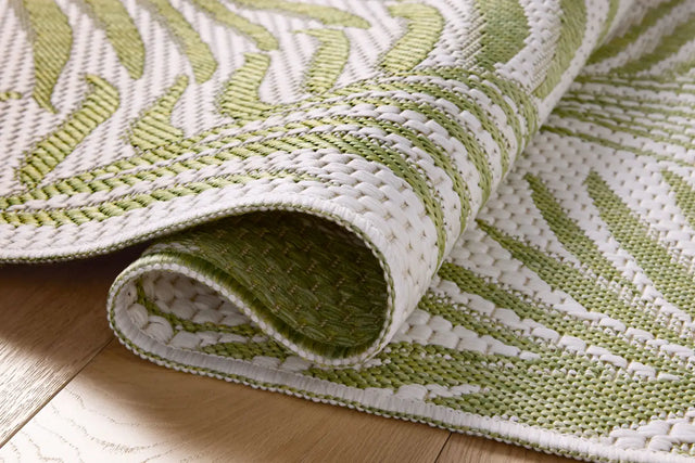 Loloi Easton ESN-06 Ivory / Green Rug - pile height