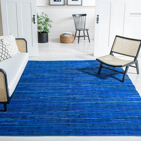 Safavieh Rag Rug 10'-0" x 14'-0" Rug in Blue / Multi