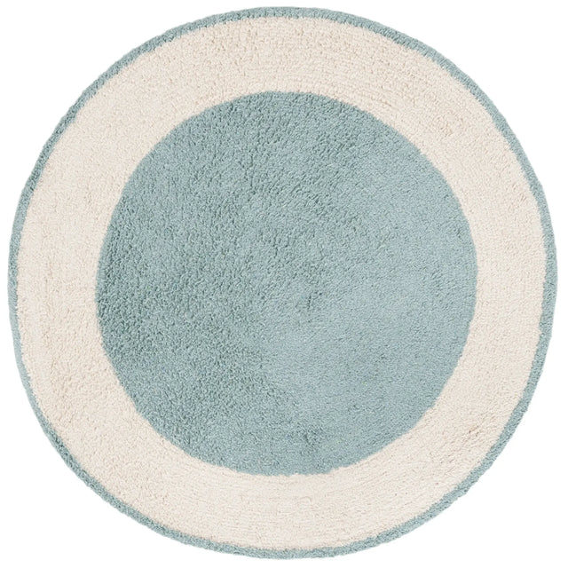Safavieh Easy Care 3'-0" x 3'-0" Rug in Ivory / Turquoise