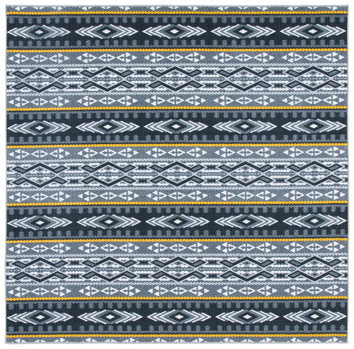 Safavieh Journey 6'-7" x 6'-7" Rug in Grey / Gold