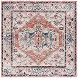 Safavieh Luna 6'-7" x 6'-7" Rug in Ivory / Rust