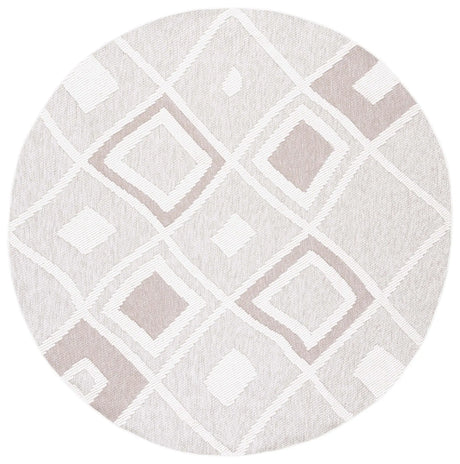 Safavieh Lotus 6'-7" x 6'-7" Rug in Beige / Ivory