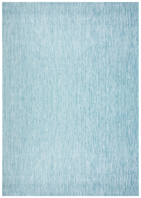 Safavieh Courtyard 10'-0" x 14'-0" Rug in Aqua / Aqua