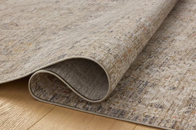 Chris Loves Julia x Loloi Ida IDA-01 Taupe / Multi Rug - pile height