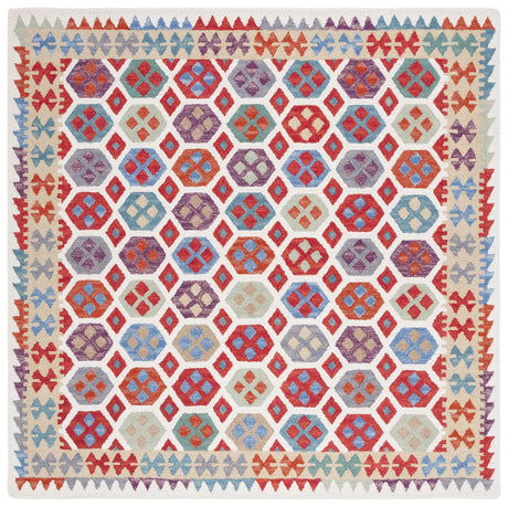 Safavieh Aspen 7'-0" x 7'-0" Rug in Ivory / Red