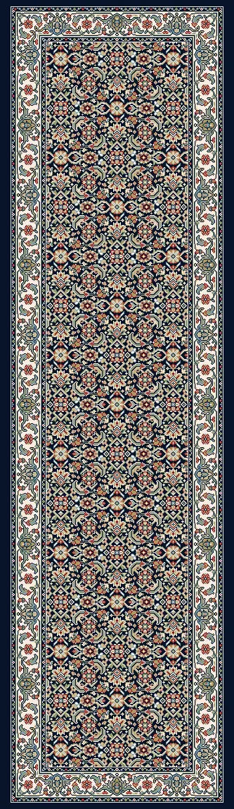 Dynamic Rugs Ancient Garden 57011 Navy Rugs - Runner