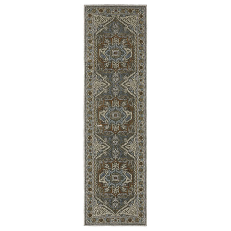 Oriental Weavers Sphinx Ellington Ell05 Grey/ Multi Rug - runner
