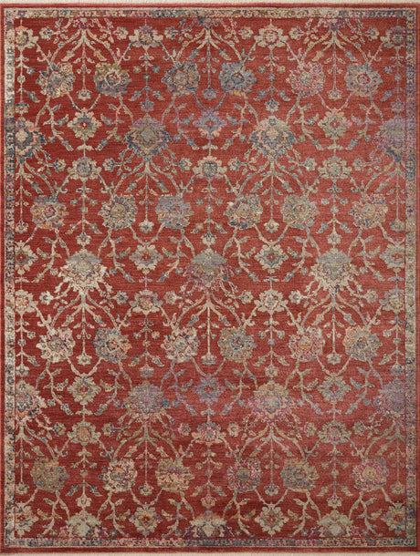 Loloi Giada Gia-05 Red/Multi Rugs - main flat
