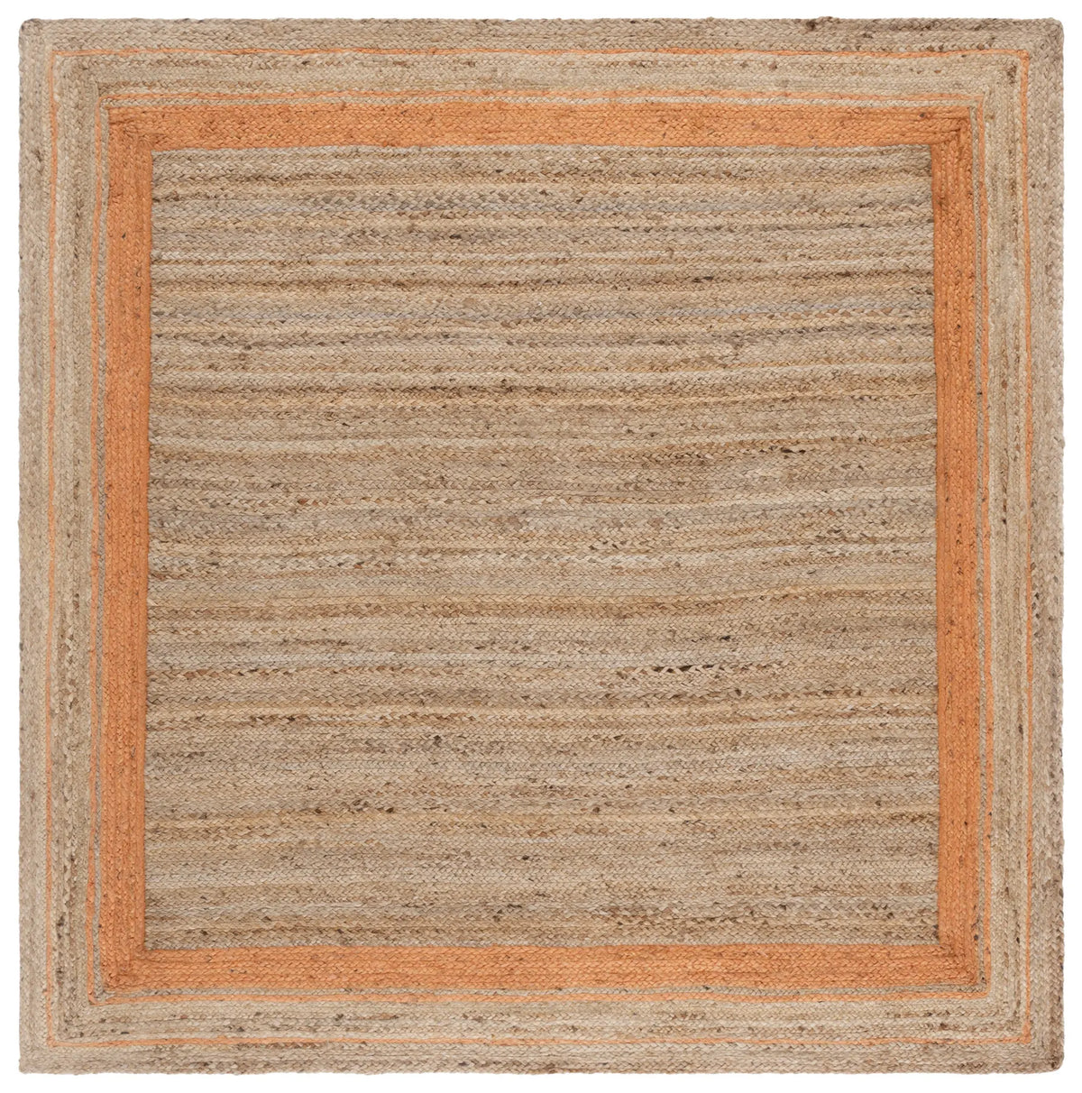 Safavieh Natural Fiber 6'-0" x 6'-0" Rug in Orange / Natural