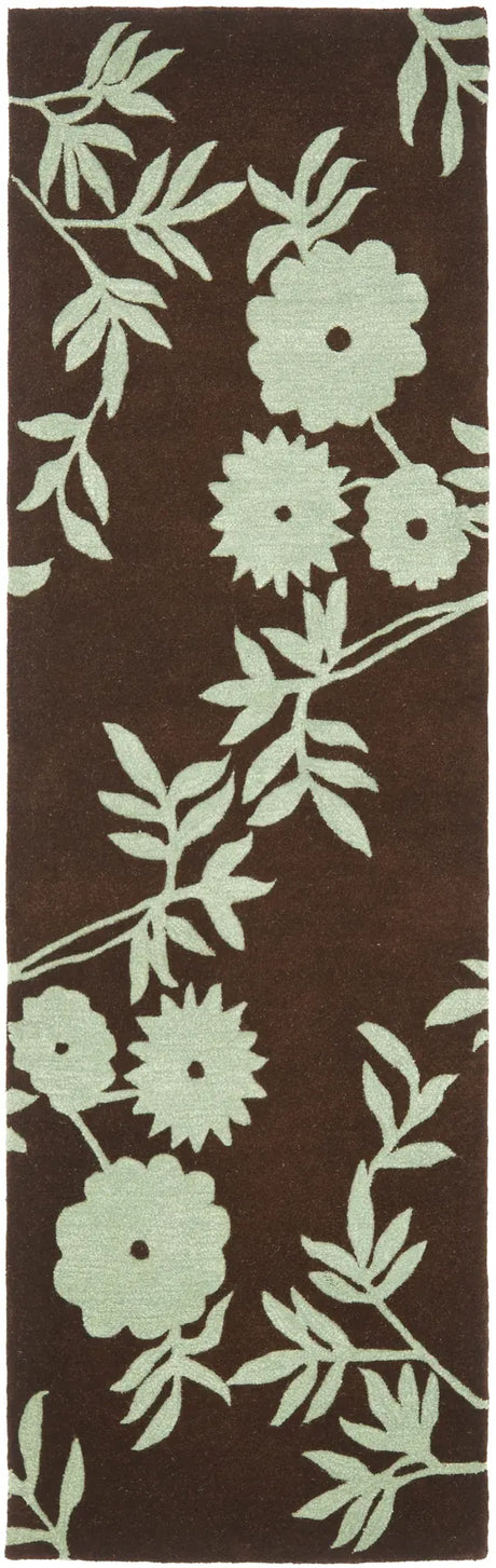 Safavieh Soho 2'-6" x 8'-0" Rug in Brown / Teal