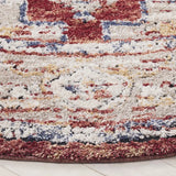 Safavieh Luna 6'-7" x 6'-7" Rug in Beige / Rust Blue