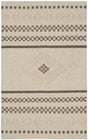 Safavieh Dhurries 3'-0" x 5'-0" Rug in Natural