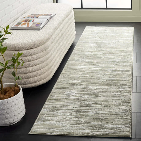 Safavieh Revive 2'-3" x 8'-0" Rug in Sage / Ivory