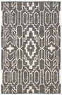 Safavieh Natural Fiber 4'-0" x 6'-0" Rug in Black / Ivory