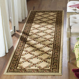 Safavieh Lyndhurst 2'-3" x 12'-0" Rug in Ivory / Brown