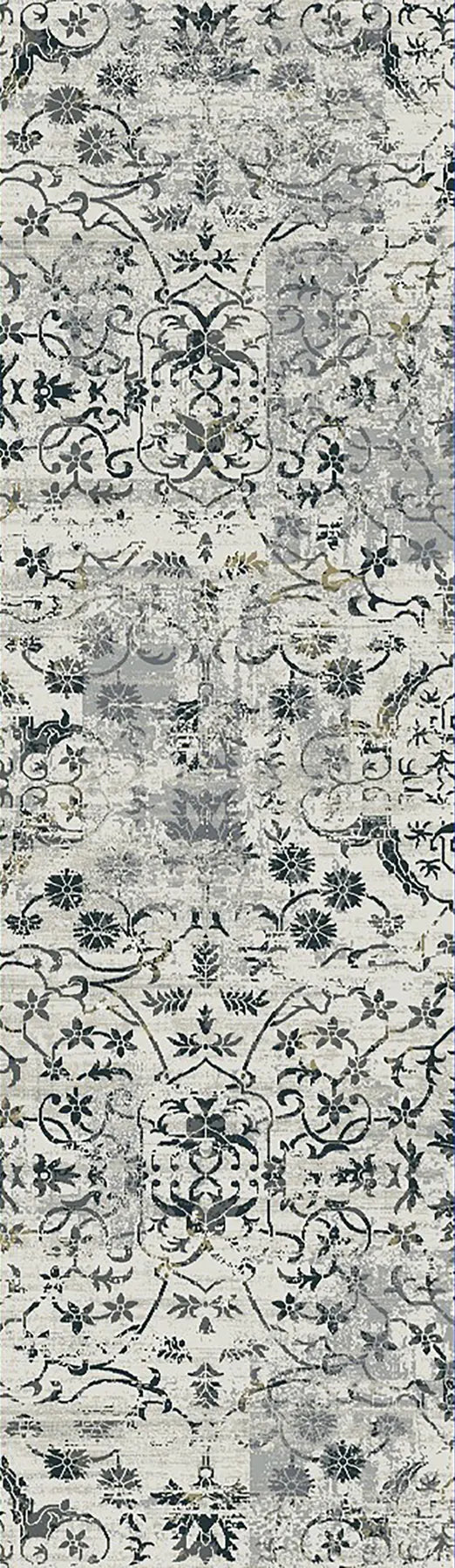 Dynamic Rugs Quartz 25010 Light Grey Rugs - Runner