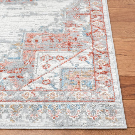 Safavieh Shivan 100 4'-0" x 6'-0" Rug in Ivory / Rust