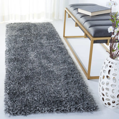 Safavieh Shag 2'-3" x 8'-0" Rug in Dark Grey