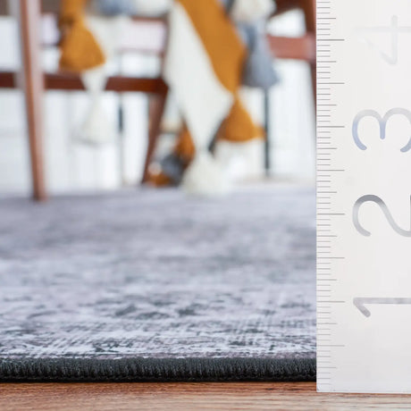Safavieh Tucson 4'-0" x 6'-0" Rug in Black / Grey