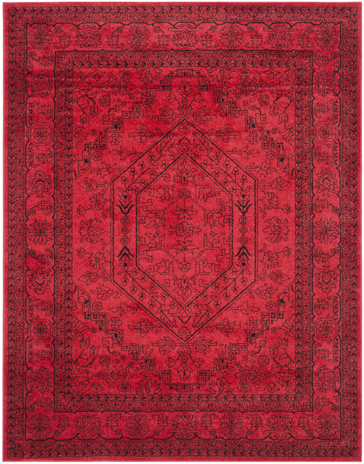 Safavieh Adirondack 10'-0" x 14'-0" Rug in Red / Black