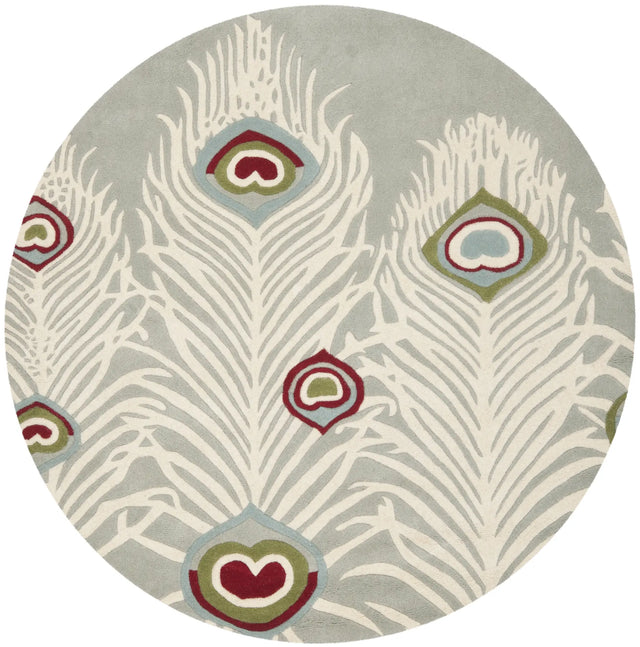 Safavieh Soho 6'-0" x 6'-0" Rug in Grey / Ivory