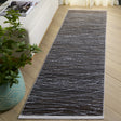 Safavieh Mila 2'-2" x 8'-0" Rug in Beige / Ivory Black