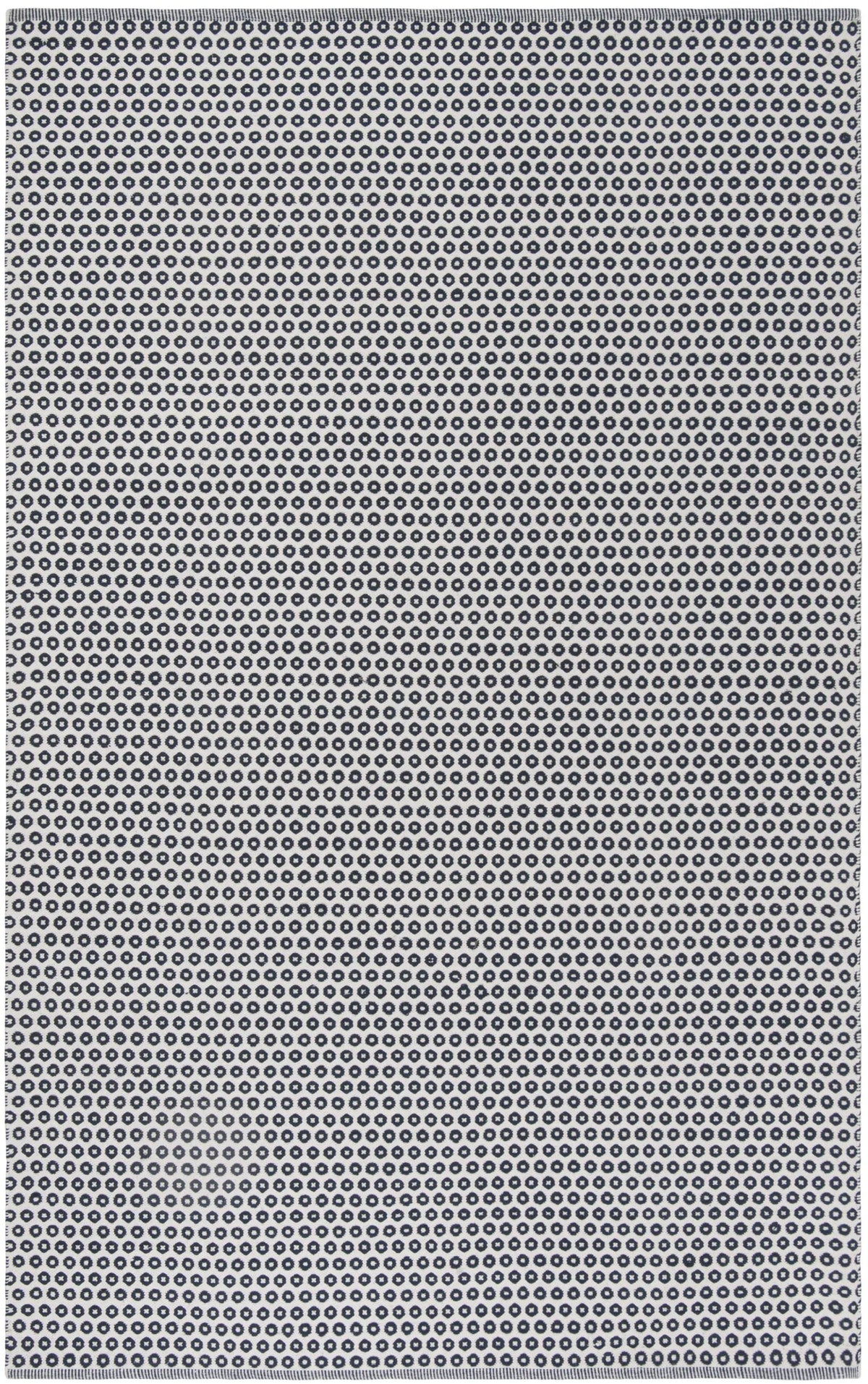 Safavieh Montauk 5'-0" x 8'-0" Rug in Navy / Ivory