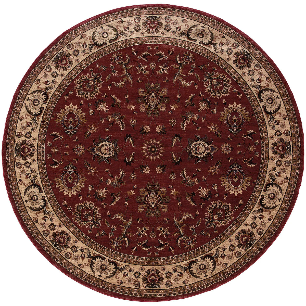 Oriental Weavers Sphinx Ariana 311c3 Red / Ivory Rugs - main flat
