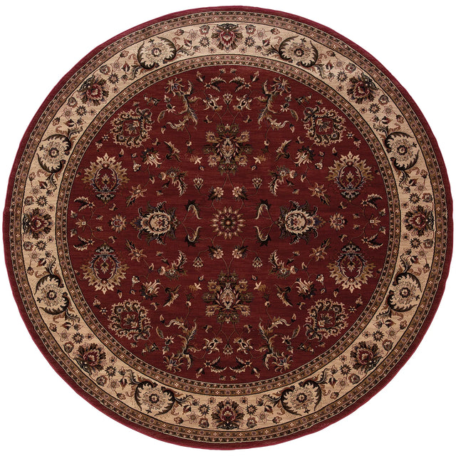 Oriental Weavers Sphinx Ariana 311c3 Red / Ivory Rugs - main flat